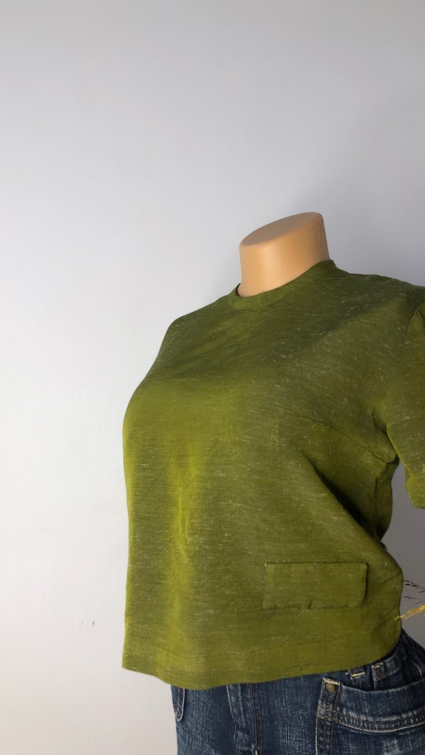 TAB 063 ARMY GREEN TOP SIZE 8 - Image 2