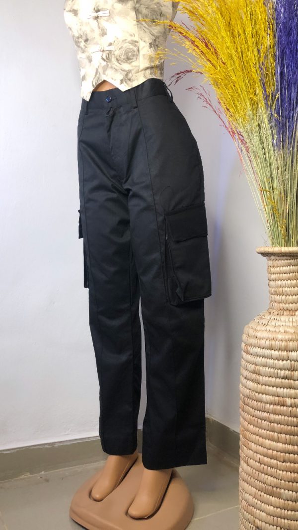 Coffee Cargo pants Size 14 - Image 3