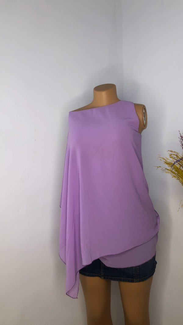 Shile 199 Drape Blouse Size 10 - Image 2