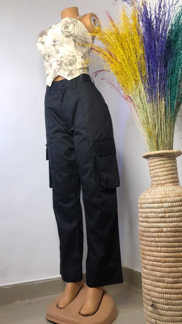 Coffee Cargo pants Size 14 - Image 2
