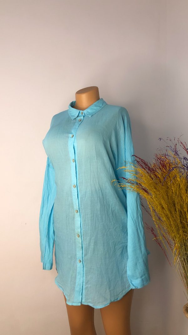 TAB 057 Sky Blue Shirt Size 14