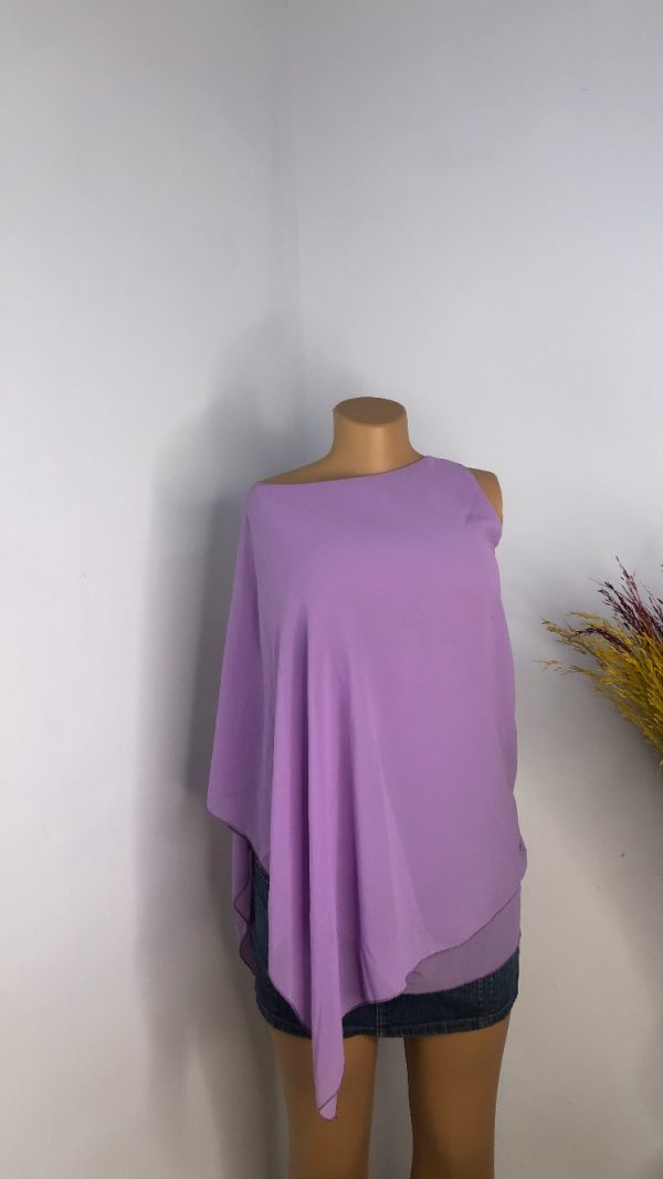 Shile 199 Drape Blouse Size 10 - Image 3