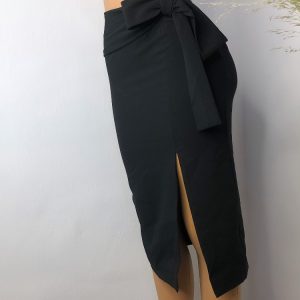 Nosilla Slit Skirt Black Size 6
