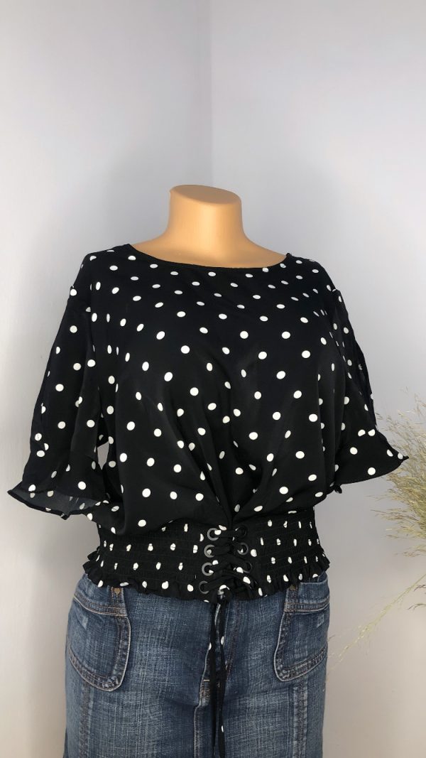 Yota Polka dot blouse Size 10/12 - Image 5