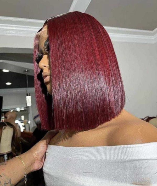 10” BONE STRAIGHT (WINE COLOR)